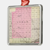 Nance County, Nebraska Metalen Ornament (Links)