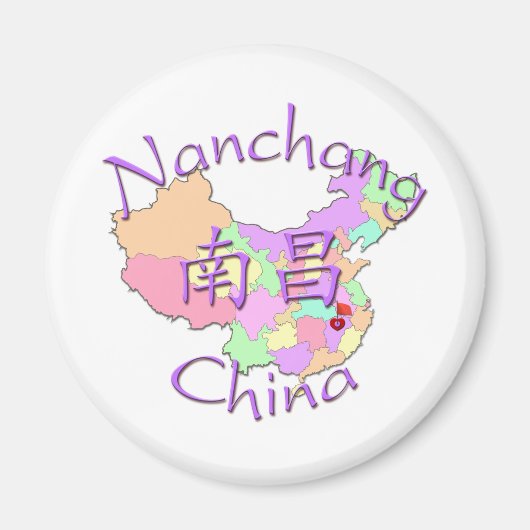 Nanchang China Magneet (Voorkant)