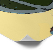 Nancy 5 in het Abstract Poster (Hoek)