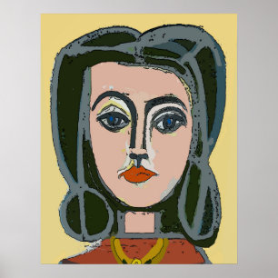 Nancy 5 in het Abstract Poster