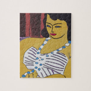 Nancy Abstracte Summer Jigzaag Puzzle Legpuzzel