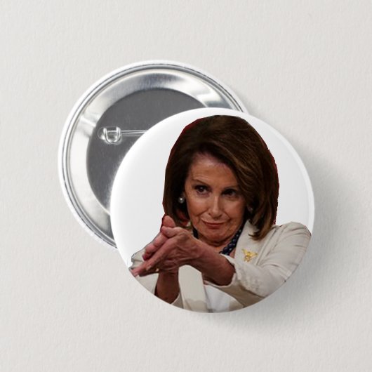 Nancy Claps Back Ronde Button 5,7 Cm (Voorkant /achterkant)