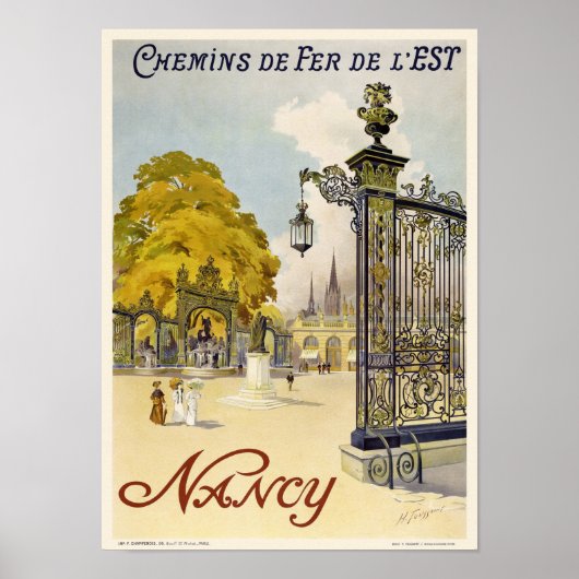 Nancy France Vintage Poster 1908 (Voorkant)