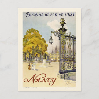 Nancy France Vintage Poster 1908 Briefkaart
