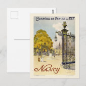 Nancy France Vintage Poster 1908 Briefkaart (Voorkant / Achterkant)