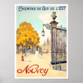 Nancy France vintage-reis Poster (Voorkant)