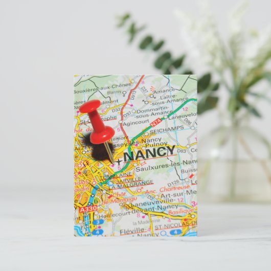Nancy, Frankrijk Briefkaart (Staand voorkant)