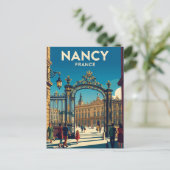 Nancy, Frankrijk Frankrijk Briefkaart (Staand voorkant)