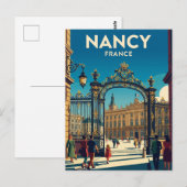 Nancy, Frankrijk Frankrijk Briefkaart (Voorkant / Achterkant)