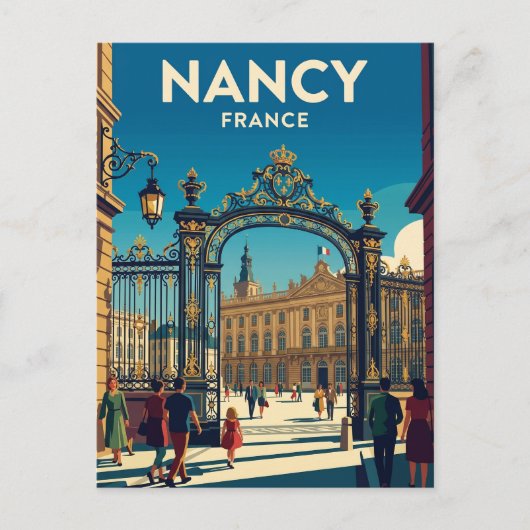 Nancy, Frankrijk Frankrijk Briefkaart (Voorkant)