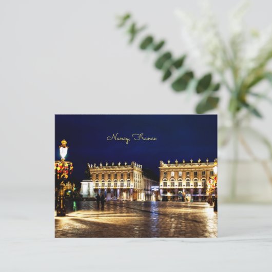 Nancy, Frankrijk - landschappelijke stadsfoto Briefkaart (Staand voorkant)