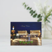 Nancy, Frankrijk, Vrolijk kerstfeest! Briefkaart (Staand voorkant)