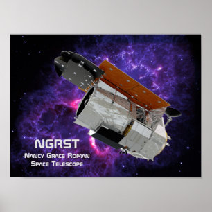 Nancy Grace Roman-ruimtetelescoop Poster