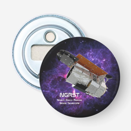 Nancy Grace Roman Space Telescope Button Flesopener (Voorkant)
