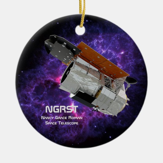 Nancy Grace Roman Space Telescope Keramisch Ornament (Voorkant)