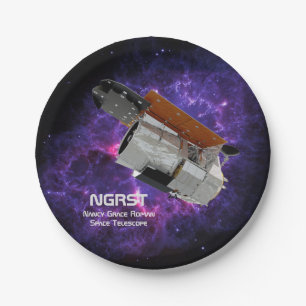 Nancy Grace Roman Space Telescope Papieren Bordje
