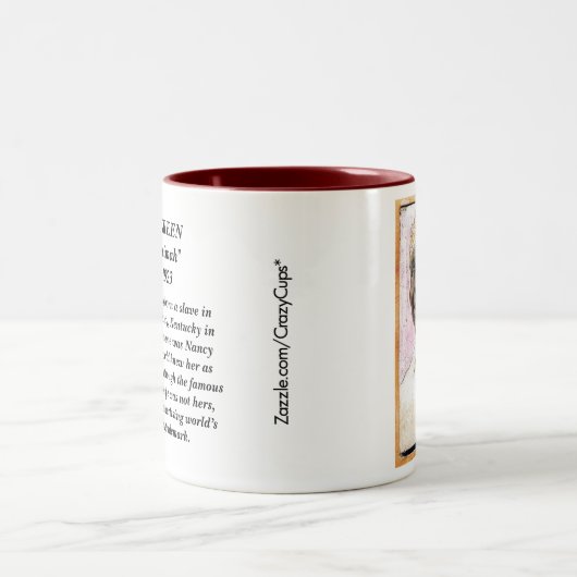 Nancy Green Aunt Jemima Tweekleurige Koffiemok (Center)