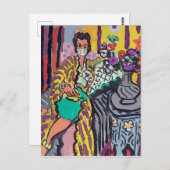 Nancy in een gezondheidsmasker briefkaart (Voorkant / Achterkant)