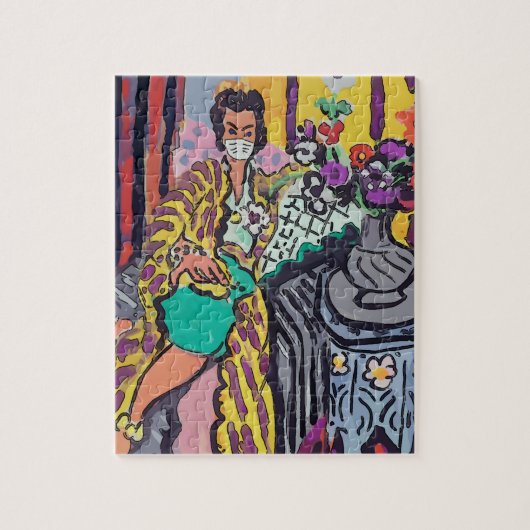 Nancy in Masker Legpuzzel (Verticaal)