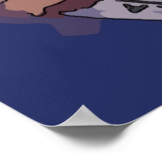 Nancy in Pet, Matisse Style Poster (Hoek)