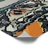 Nancy in Window, Matisse Style Poster (Hoek)