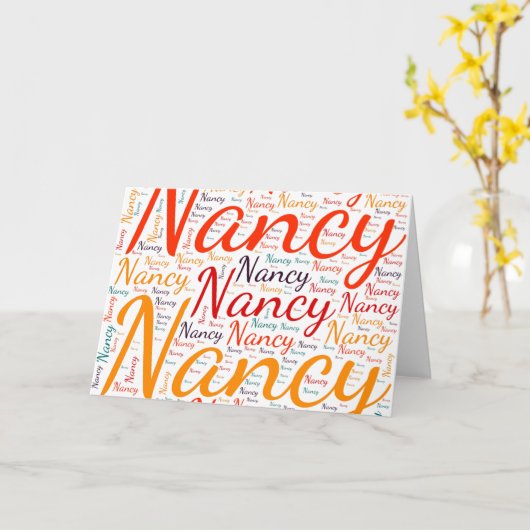 Nancy Kaart (Gele Bloem)