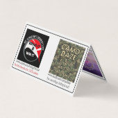 Nancy Lambert Design Custom Folded Visitekaartje (Achterkant)