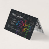 Nancy Lambert Design Custom Folded Visitekaartje (Voorkant)