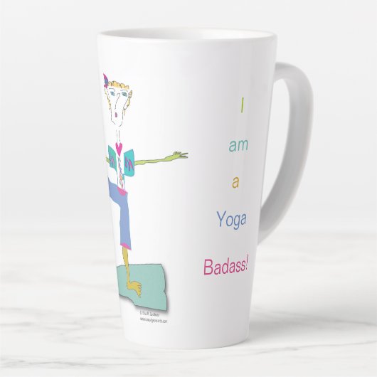 'Nancy Loo' Yoga Latte Mok (Rechterhoek)