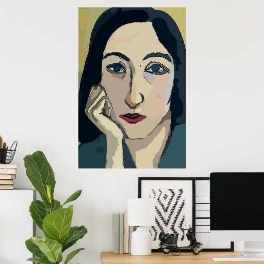 Nancy, Matisse Style Poster (Thuiskantoor)