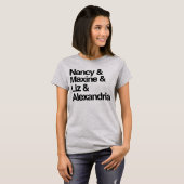 NANCY MAXINE LIZ & AOC T-SHIRT (Voorkant volledig)
