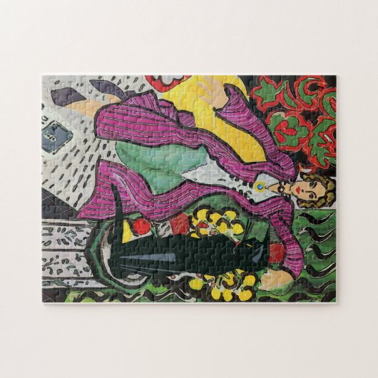 Nancy met Black Cat 2 Legpuzzel (Horizontaal)