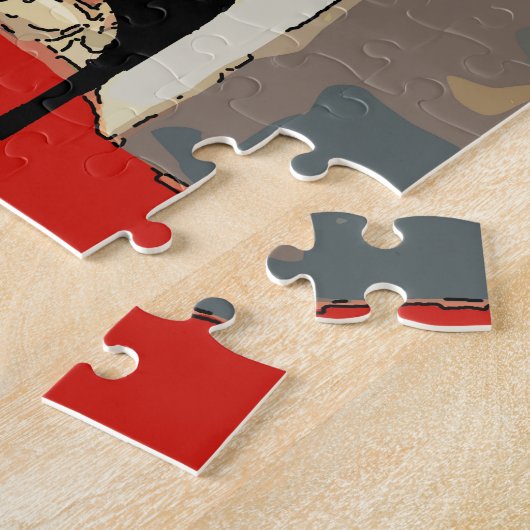 Nancy met Black Cat Legpuzzel (Zijkant)