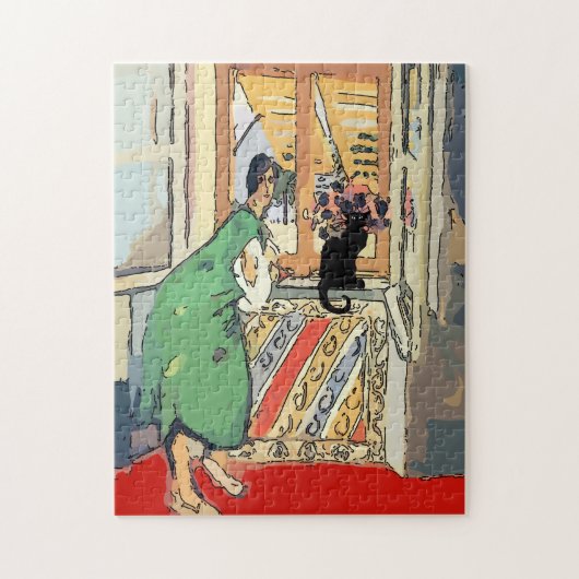 Nancy met Black Cat Legpuzzel (Verticaal)