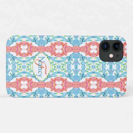 Nancy Mosaic iPhone case (Achterkant (horizontaal))