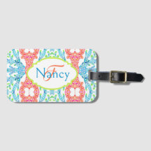 Nancy mozaïek bagagelabel