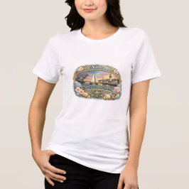 Nancy Mystic Connecticut Vintage Nautilus Tri-Blend Shirt