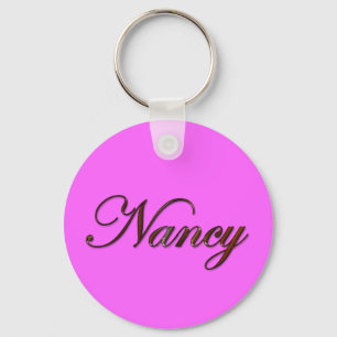 NANCY Name-Branded Gift Sleutelhanger of Zipper-pu