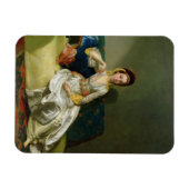 Nancy Parsons in Turkey Dress, c.1771 (oil on cop) Magneet (Horizontaal)