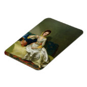 Nancy Parsons in Turkey Dress, c.1771 (oil on cop) Magneet (Linkerzijde)