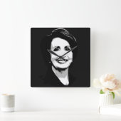 Nancy Pelo Face Vierkante Klok (Huis)