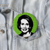 Nancy Pelosi 2 Ronde Button 4,0 Cm (In situ)