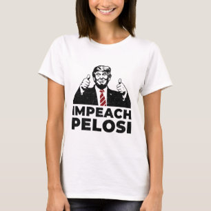 Nancy Pelosi afzetten Pro Trump oneerlijke Schiff T-shirt