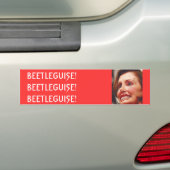 Nancy Pelosi-Beetleguise Bumpersticker (Op auto)