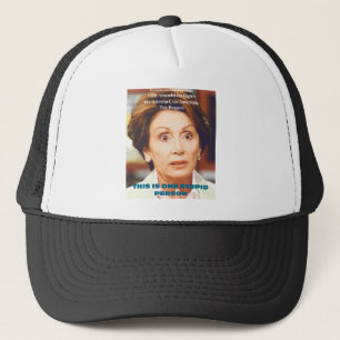 NANCY PELOSI- ÉÉN STUPID-PERSOON TRUCKER PET