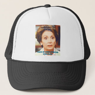 NANCY PELOSI- ÉÉN STUPID-PERSOON TRUCKER PET