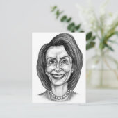 Nancy Pelosi Fan Club Briefkaart (Staand voorkant)