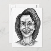 Nancy Pelosi Fan Club Briefkaart (Voorkant / Achterkant)