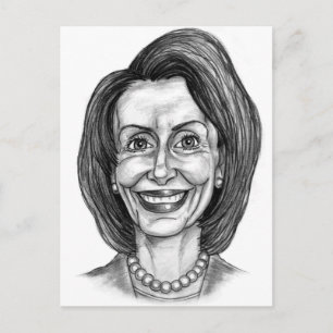 Nancy Pelosi Fan Club Briefkaart