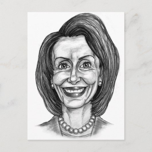 Nancy Pelosi Fan Club Briefkaart (Voorkant)